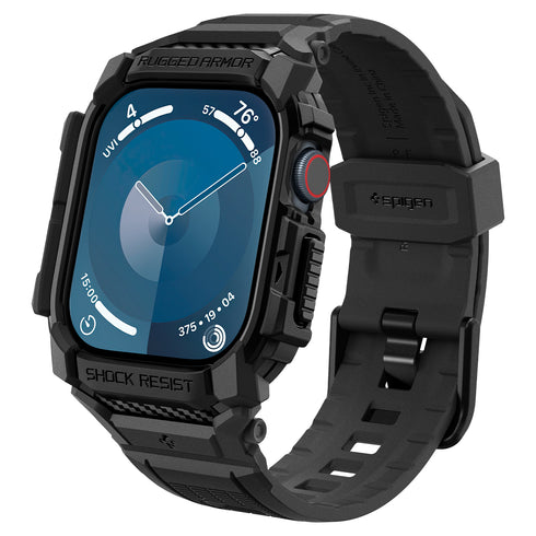 כיסוי + רצועת שעון Spigen לסדרת Apple Watch 10 Rugged Armor Pro